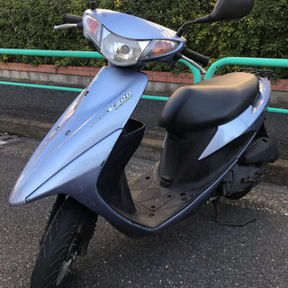 【美品】バイク 原付 スズキ V50G 水色 4st