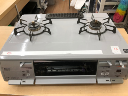ガスコンロ 2014年 リンナイ 都市ガス 両面焼き RT63WHT【安心の3ヶ月保証】★着払可（自社配送時）