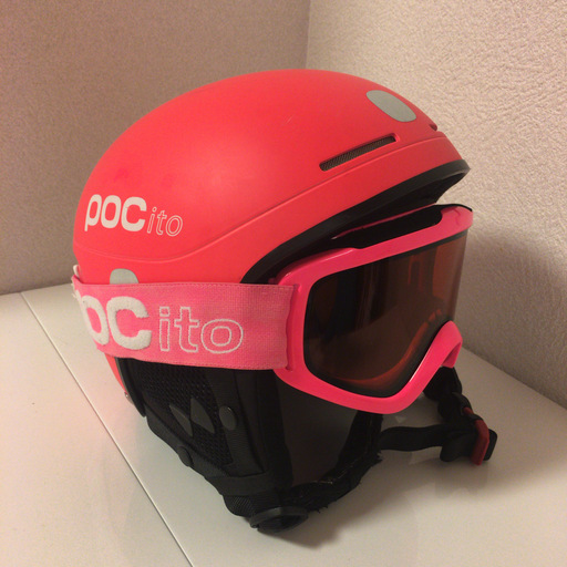 激安価格のスノーボードPOC POCito 子供用ヘルメット&ゴーグルセット スキー スノーボード