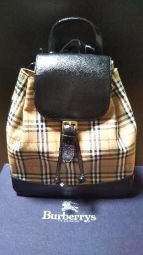 本物BURBERRYバーバリー/リュック 超美品