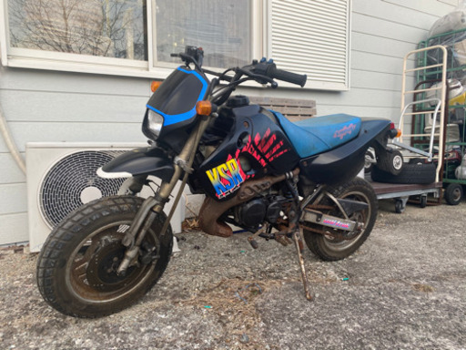 KSR-2　KSR80　2スト　実働　書付き　ベース　現状 KSR-2 KSR80 2スト 実働 書付き ベース 現状 カワサキKSR II（80cc） KSR-2