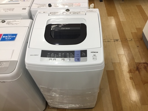 HITACHI　5.0㎏　2018年製　全自動洗濯機　NW-50C　50Hz/60Hz　【トレファク岸和田店】