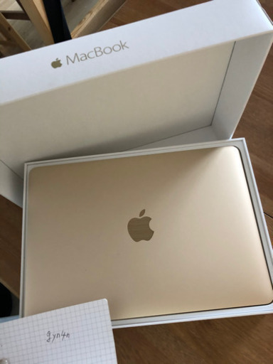新MacBook ゴールド　Retinaディスプレイ12インチ