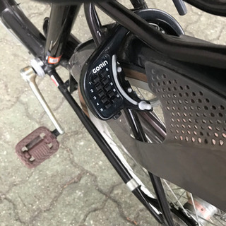 プチママンDX ブラウン　3人乗り対応自転車　幼児乗せ