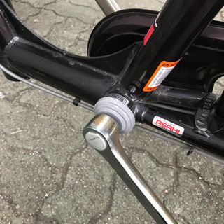 プチママンDX ブラウン　3人乗り対応自転車　幼児乗せ