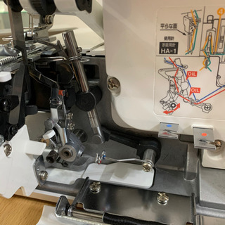 (お取引完了)JUKI ロックミシン MO-114D 布屑受け箱付き