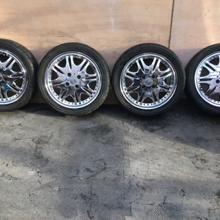 165/50r15 メッキホイールセット！