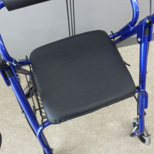 歩行器 歩行補助車 シンフォニー レッド ブルー 島製作所 │ 介護用品 手押し車 老人用 高齢者 歩行車 四輪 キャスター付き おしゃれ 座れる  2WAYブレーキ カゴ
