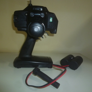 終了、エンジンカー、タミヤ、ナイトロサンダープロポ付き