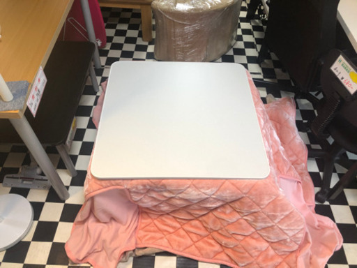 【リサイクルサービス八光　田上店　配達・設置OK】ニトリ　リバーシブルこたつ　こたつ布団付