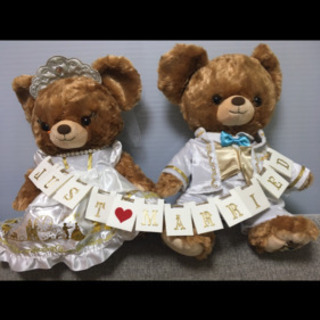 ぬいぐるみ ぬいぐるみ 大 ディズニー ユニベアシティー ウエディング 