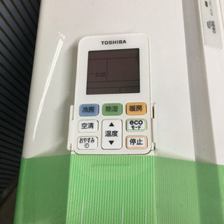 17) 応援キャンペーン！標準取付・分解洗浄、各《1万円》続行！！ エアコン 東芝 100V 6畳用 2018年製品 美品 内部清掃× 