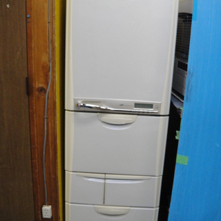 2003年製 ナショナル ５ドア冷凍冷蔵庫 NR-E401U 404L 大型冷蔵庫