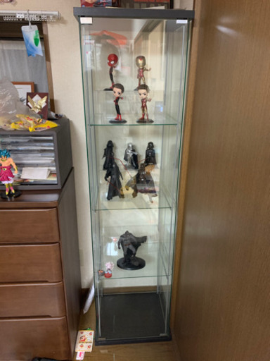 Ikea Detolf ガラス 棚 ケース デトルフ イケア 直接引き渡し限定 ユウスケ 小山の収納家具 棚 シェルフ の中古あげます 譲ります ジモティーで不用品の処分
