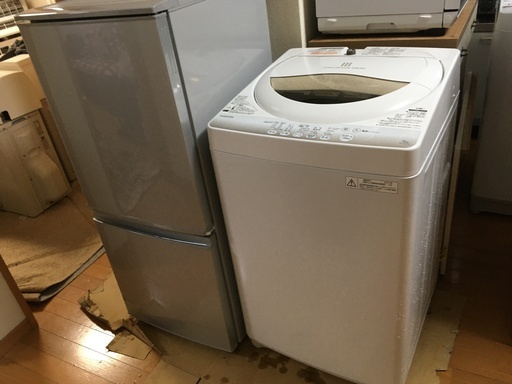 シャープ,SJ-D14A,2ドア冷蔵庫,137L,2015年製,東芝,AW-5G2,洗濯機,2015年製,6ヶ月保障,都内近郊,名古屋市近郊送料無料