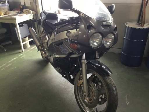 【長野県諏訪市より】FZR400 レストアベース １WG 外装程度良し！ 書類あり！