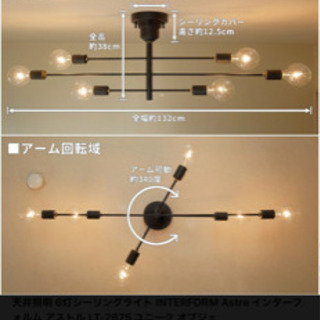 おしゃれ　電気　電球付き　