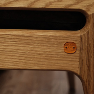 マルニ　オークフレームチェア　オットマン　ファブリックソファ　2P