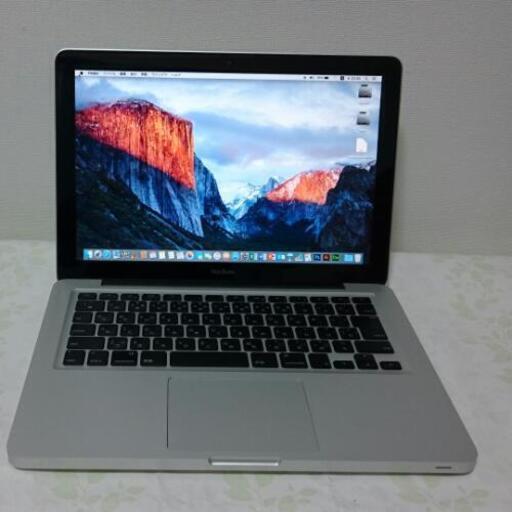 【M5671】★極 良好★ サポート充実! 初心者OK! アップル Apple MacBook  2Hz 2GB 160GB 無線有線LAN Office2016 photoshop ノート パソコン