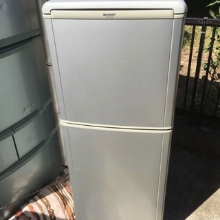  シャープ　2ドア冷凍冷蔵庫　SJ-KT14P 2005年製