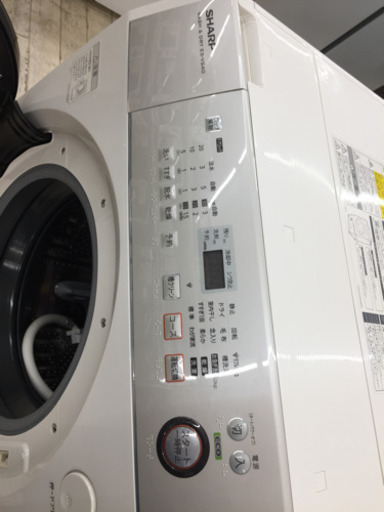 2/13東区和白   SHARP   9㎏ドラム式洗濯機   6kg乾燥2014年製  ES-V540  プラズマクラスター   綺麗