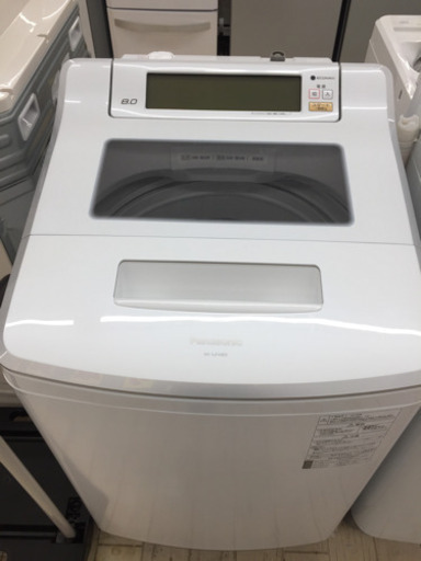 2/13東区和白 定価98,000 Panasonic  8㎏洗濯機   お買い上げありがとうございます。2018年製  NA-SJFA805    使いやすい大きさ