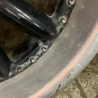 ENKEI デセム10 社外ホイール 17インチ 4本 8.5J6H139.7+5 深リム 希少　(VHH23) クレジットカード QR決済可能