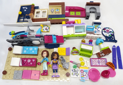 Lego Friends レゴ フレンズ 3箱セット ミニフィグ多め スキーリゾート キャンピングカー モノハウス 平岸 中の島のおもちゃ ブロック の中古あげます 譲ります ジモティーで不用品の処分