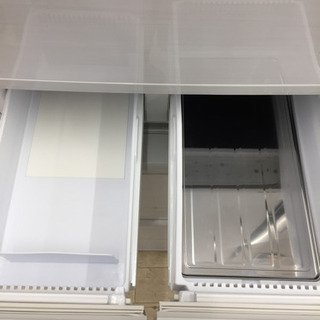 キッチン家電 2/13東区和白 SHARP 412L両開きドア冷蔵庫 2018年式