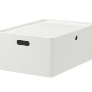 IKEA (Kuggis) 収納ボックス　ケース　フタ付　大　2個