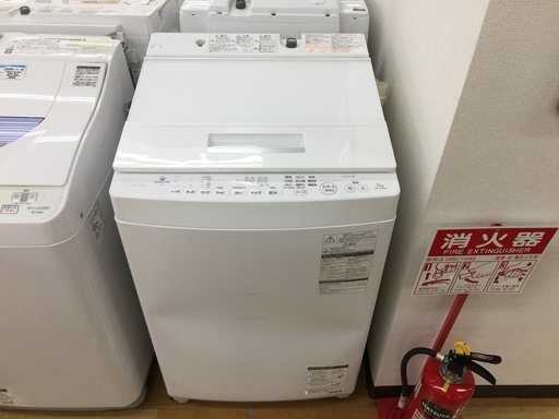 TOSHIBA 全自動洗濯機 AW-7D8 7.0㎏ 2019年製 50Hz/60Hz 【トレファク