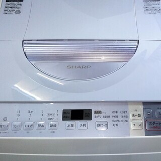 配達設置🚚 乾燥付き　洗濯機　5.5キロ　温風乾燥　抗菌穴無し槽