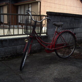 (決まりました)　26インチ前後カゴ付き自転車