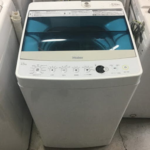【送料無料・設置無料サービス有り】洗濯機 2017年製 Haier JW-C45A③ 中古