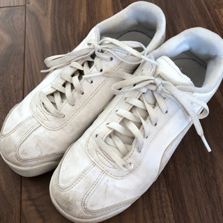 運動靴　白21.5cm PUMA