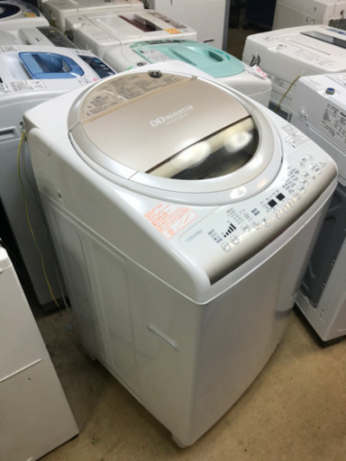 A1963☆分解清掃済み☆東芝2014年製8.0kg洗濯乾燥機