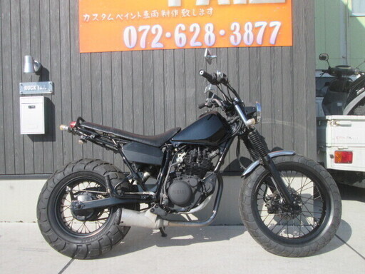 ★TW225　セル1　快調です！バッテリー新品！TW　ヤマハ　ディスクブレーキ！人気の黒！