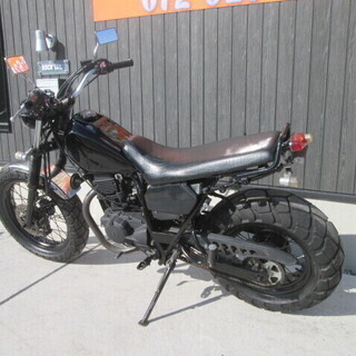 ☆TW225 セル1 快調です！バッテリー新品！TW ヤマハ ディスクブレーキ