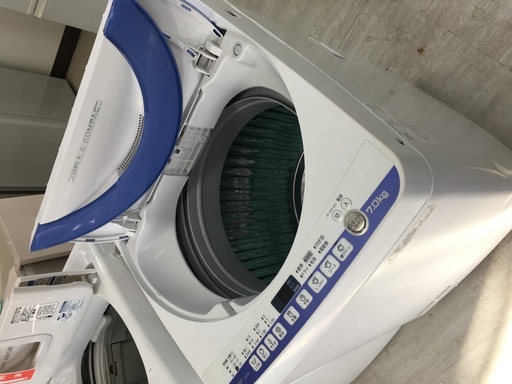 シャープ7.0K洗濯機　2016年製　分解クリーニング済み！！！