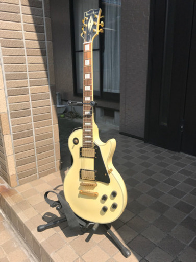 レスポール エレキギター白 (漆原倖太) 木更津の弦楽器、ギターの中古