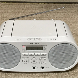 ソニー SONY CDラジオ ZS-S40 : FM/AM/ワイ...