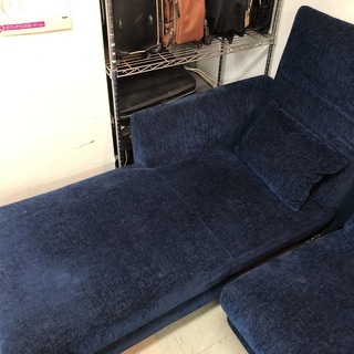 リサイクルショップどりーむ荒田店】739 馬場家具 3人掛け 脚付き ...