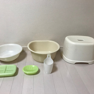 洗面器、バスチェア(風呂椅子), ソープディッシュ