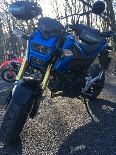 ★★★4/30までの限定価格★★★MSX125 メタリックブルー＆ブラック 125cc【日本名:GROM グロム】