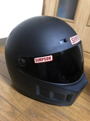 ヘルメット シンプソン スーパーバンディット13 マッドブラック