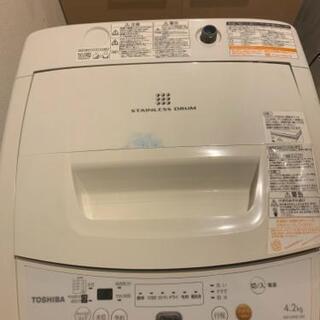 洗濯機 東芝AW-42ML(W)  6年使用 (交渉可)