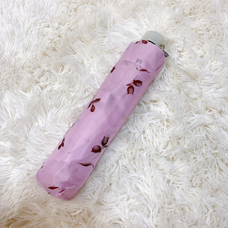 【新品】折りたたみ傘 晴雨兼用 ピンク
