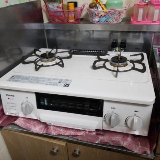 【再出品】ガスコンロ　都市ガス　３年使用　火曜日で引き取りができる方探しています^^