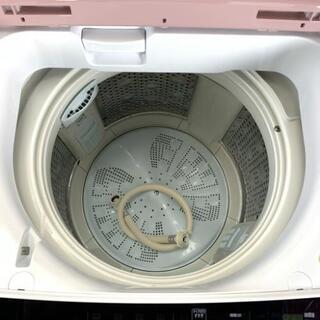 中古 8.0kg 全自動洗濯機 ビートウォッシュ ナイアガラシャワー 日立 2015年製造 ピンク 二人暮らし まとめ洗い 世帯向け かわいい 6ヶ月保証付き【型番掲載商品】