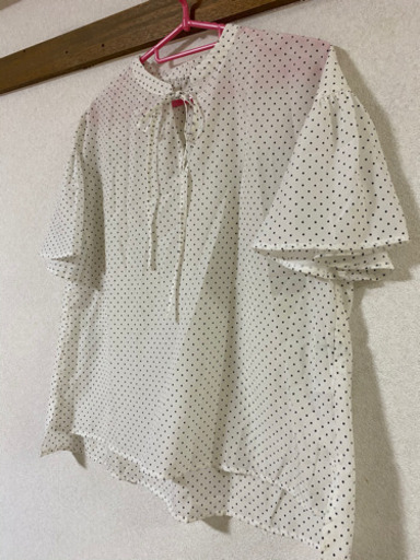 新品 未使用 ドット ブラウス | muniotuzco.gob.pe